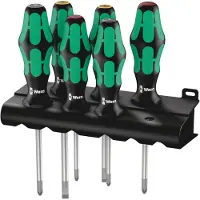 Wera 5105622001 Kraftform Plus 6-delige Schroevendraaierset