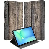 B2Ctelecom Steigerhout Book Case Hoesje met Standaard Samsung Galaxy Tab S10 FE Plus