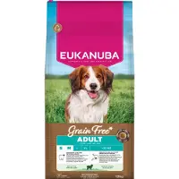 Eukanuba Hondenvoer Droog Grain Free Adult Small/Medium Lam 12 kg