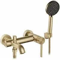 REA Foster Badkraan - Geborsteld Goud - 17,5X22X6Cm