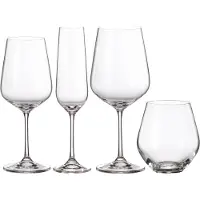 Bohemia - Glazenset Tori - Wijnglazen, Champagneglazen & Waterglazen - Kristalglas - 24-delig