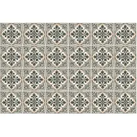 Wallfluent Tegelstickers - Bloementegels Plakfolie Tegels - Set van 24 stuks 15 x 15 cm - Groente Tegelstickers Keuken - Texturen Tegelstickers Badkamer