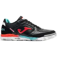 Joma Top Flex Rebound Zaalvoetbalschoenen (IN) Zwart Rood Turquoise