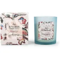 Laura Ashley Geurkaarsen - iris en patchouli - geparfumeerd