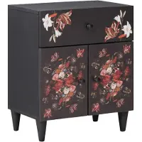 vidaXL Nachtkastje Multikleur 50 x 33 x 60 cm Massief Mango Hout