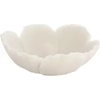 Light & Living Schaal Fresia - Wit - 25,5x24x9,5cm - Plastic - Bohemian - Woonkamer