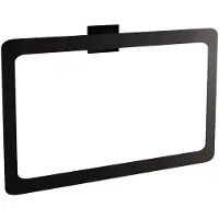 REA 210 Oste - Handdoekhouder - Zwart - 22,5X6X13,5Cm