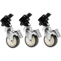 GlareOne Glide Kit 75/25 - Stand Casters with 16-22mm connector