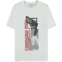 Difuzed Chainsaw Man - Denji Heren Tshirt - XL - Wit