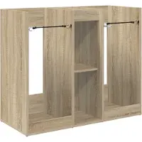 vidaXL Golfkast Effen Sonoma Eik 102 x 45 x 85,5 cm