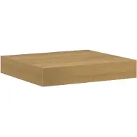 vidaXL Wandplank Muurmontage Bruin 23 x 23,5 x 3,8 cm Bewerkt hout