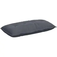 vidaXL Rugkussen Donkergrijs 100 x 50 cm Corduroy stof