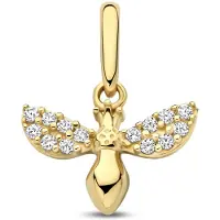 New Bling - 9NBG-0907 - 14K geelgouden Hanger – Fantasie met Zirkonia – Dames Hanger