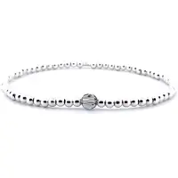 Heaven Eleven - Dames - armband - sterling - 925 - zilver - wit - swarovski - stenen - 3,5mm