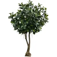 Maxifleur Kunstplanten Ficus Elastica Robusta Kunstboom XXL Deluxe 350cm