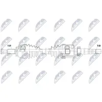 NTY NPW-RE-264 Aandrijfas