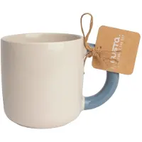 Gusta - Sunday - Mok - 350ml - Creme/blauw