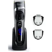 Hatteker 3-in-1 Tondeuse – Professionele Haarknipper, Baardtrimmer en Precisietrimmer – LED Display