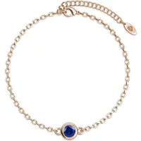 MYC Paris Geboortesteen armbanden - Roségoud en marineblauw