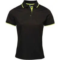 Premier Dames coolchecker contrast poloshirt