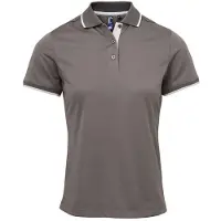 Premier Dames coolchecker contrast poloshirt