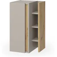 Vicco Edelin Halfhoge kast – 35 x 60 cm met 3 opbergvakken Kasjmier
