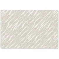 MuchoWow Deurmat 60x40 cm - Droogloopmat Beige - Wit - Patroon - Structuur - Mat voor binnen - Schoonloopmat - Deurmatten met print - Inloopmat
