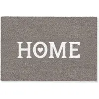 MuchoWow Deurmat 90x60 cm - Droogloopmat Home - Collectie - Taupe - Mat voor binnen - Schoonloopmat - Deurmatten met print - Inloopmat