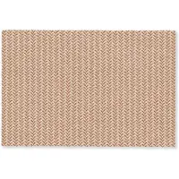 MuchoWow Deurmat 60x40 cm - Droogloopmat Plaid - Patroon - Bladvorm - Bruin - Mat voor binnen - Schoonloopmat - Deurmatten met print - Inloopmat