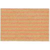 MuchoWow Deurmat 90x60 cm - Droogloopmat Zee - Rood - Geel - Strepen - Mat voor binnen - Schoonloopmat - Deurmatten met print - Inloopmat