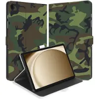 B2Ctelecom Samsung Galaxy Tab A11 Plus Book Case Hoesje met Standaard Army Dark