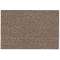 MuchoWow Deurmat 90x60 cm - Droogloopmat Bruin - Roze - Patroon - Mat voor binnen - Schoonloopmat - Deurmatten met print - Inloopmat
