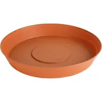 Garronda Ronde Bloempot Onderzetter – 1 stuk – Terracotta - ⌀ 16cm H=3cm - GD-NIC-Girona96