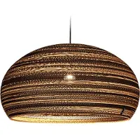 Think Paper - Hanglamp Dandy 640 Ø 64 cm bruin
