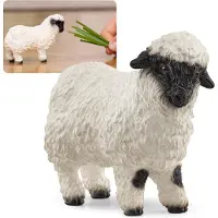 Schleich SLH13965 Farm World - Valais Zwarte Neus Schaap Figuur, speelgoed voor kinderen vanaf 3 jaar