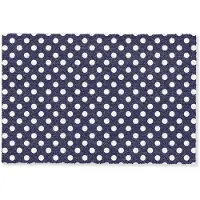 MuchoWow Deurmat 60x40 cm - Droogloopmat Oceaan - Stippen - Blauw - Wit - Mat voor binnen - Schoonloopmat - Deurmatten met print - Inloopmat