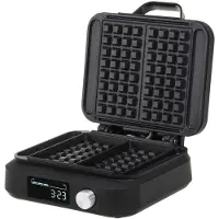 Camry CR 3086 - Wafelijzer - 2200W - Wafelmaker Met LED Display & Timer - 6 Bruiningsniveaus