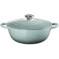 Le Creuset Marmite Braadpan Signature 'Sea Salt' Ø26cm / 4.1L