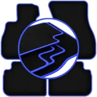 Carlux -BLUE automatten voor: BMW 1 F40 hatchback (2019-)