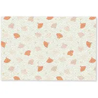 MuchoWow Deurmat 60x40 cm - Droogloopmat Zee - Dieren - Schelpen - Sinaasappel - Mat voor binnen - Schoonloopmat - Deurmatten met print - Inloopmat