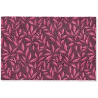 MuchoWow Deurmat 60x40 cm - Droogloopmat Bloemen - Roze - Natuur - Patroon - Mat voor binnen - Schoonloopmat - Deurmatten met print - Inloopmat