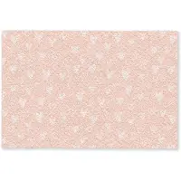 MuchoWow Deurmat 60x40 cm - Droogloopmat Hart - Patroon - Koraal - Mat voor binnen - Schoonloopmat - Deurmatten met print - Inloopmat