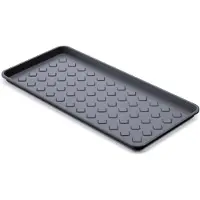 Garronda Schoenmat 72 x 35 cm - Schoenafdruipbak - Schoenbakken - Schoenendienblad - Schoenenbak - Lekbak voor Schoenen – Afdruipmat – Zwart - 1 stuks - GD-PRO-DrainerIPO720