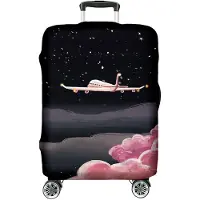 Ferocity - Kofferhoes M (23"-26") Flexibel - Gemakkelijk schoon te maken - Nylon - Airplane