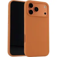 Accezz Liquid Silicone Backcover met MagSafe voor de Apple iPhone 17 Pro Max - Oranje