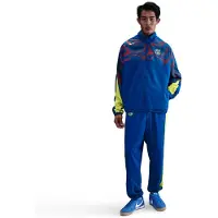 Nike FC Barcelona Woven Trainingspak Full-Zip 2025-2026 Donkerblauw Geel Rood