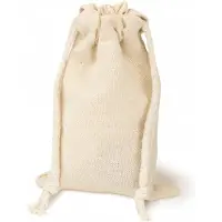 Allbag Ecru Katoenen Zakje 10x15 cm, 280g - Ideaal voor Sieraden & Dromen