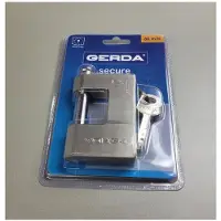 Gerda Secure KSWT T80 Hangslot - Messing & Gehard Staal