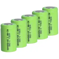Xcell oplaadbare 1/2 AA batterij 5 stuks (1.2V, 600 mAh, Ni-Mh)