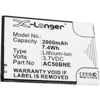 123accu Archos AC50BNE accu (3.7 V, 2000 mAh, huismerk)